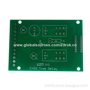 4 Layers FR4 PCB, Immersion Gold Finish with UL and ISO9001 Certifications